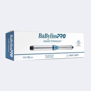 BaBylissPRO® Nano Titanium™ 1-1/4 Oval Barrel Curling Wand, , hi-res