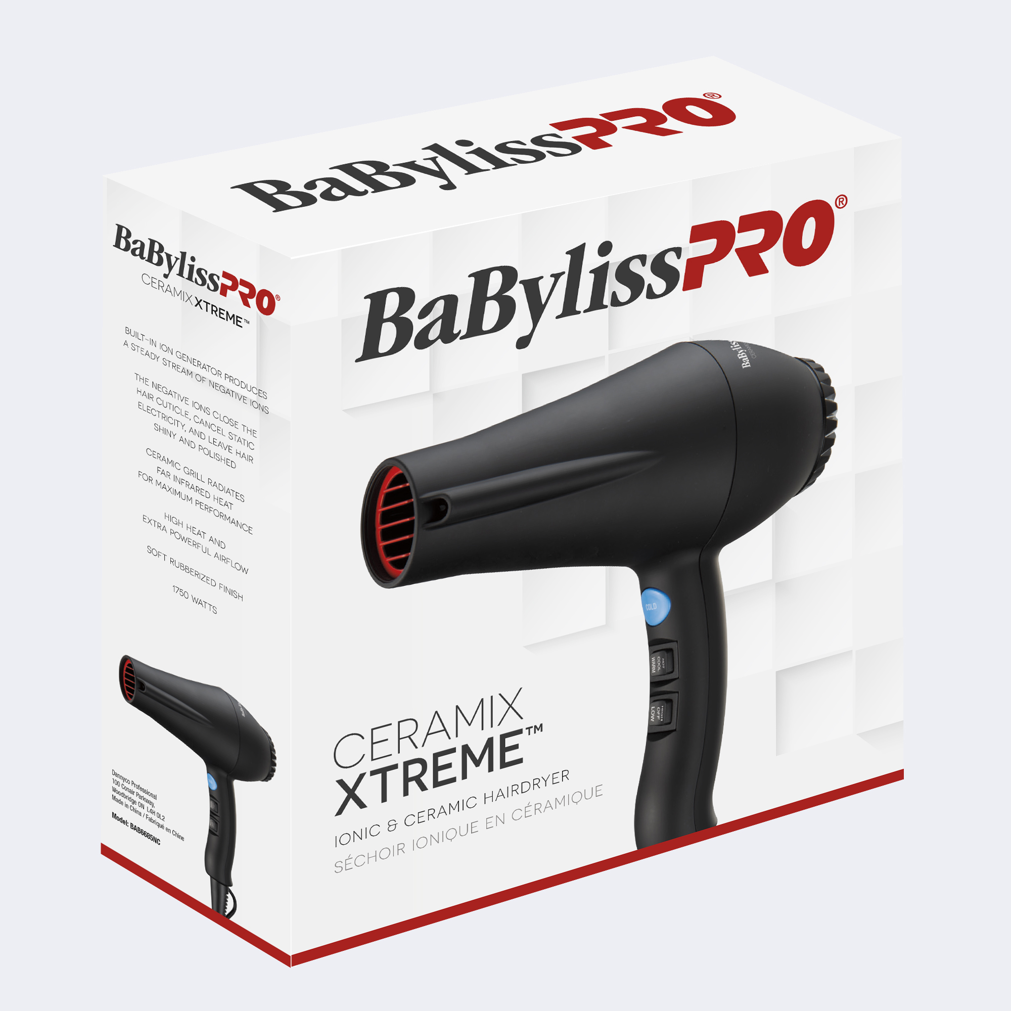 Babylisspro® Ceramix Xtreme™ Lonic And Ceramic Hairdryer - Ca-dannyco