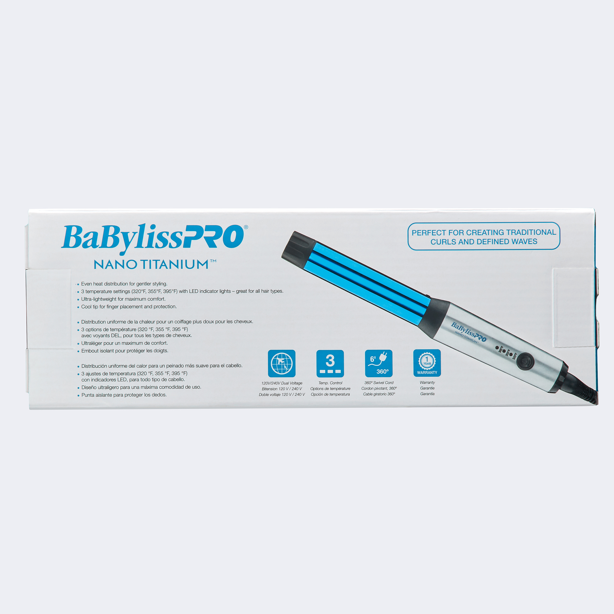 Nano titanium by babyliss pro temperature settings sale